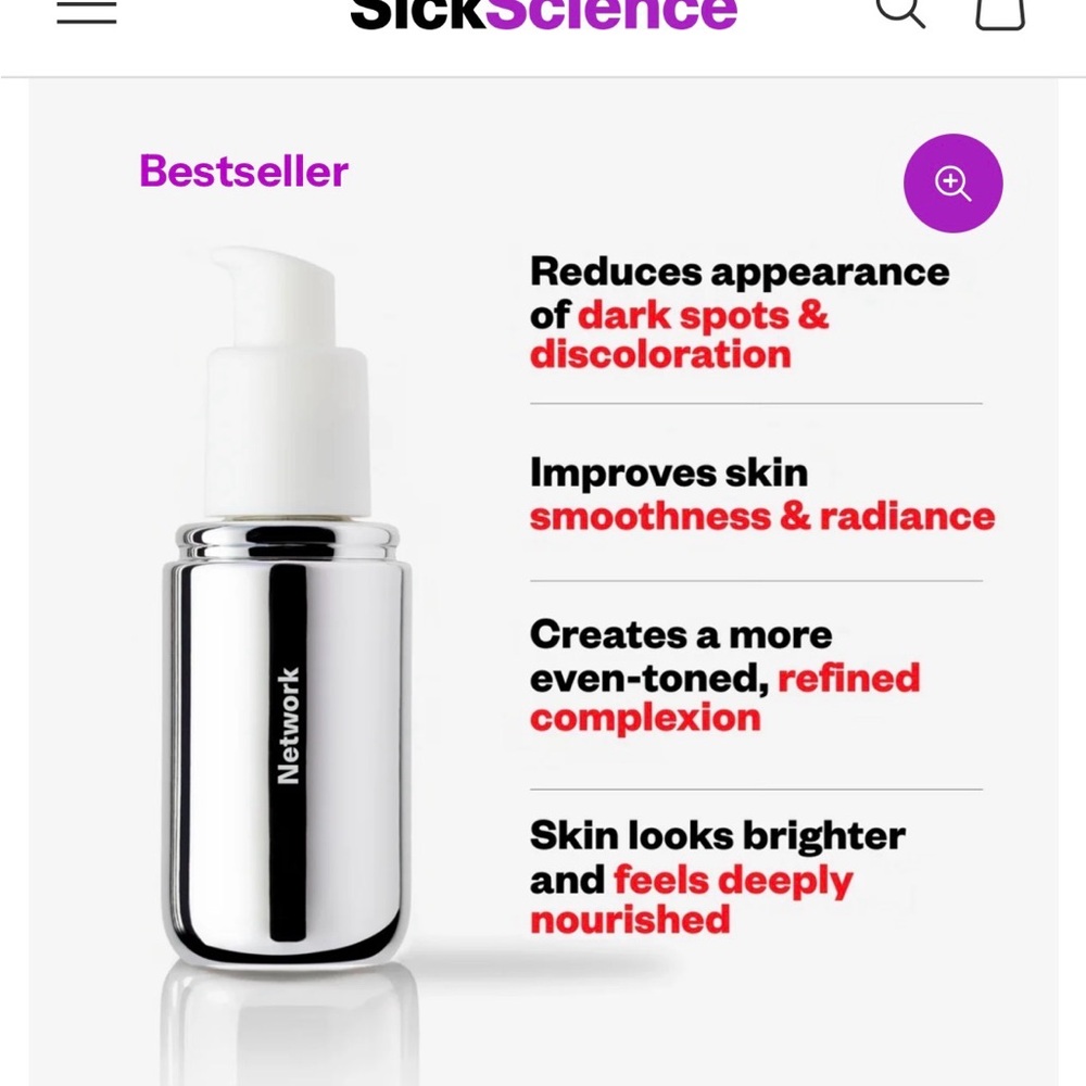 SickScience NetWork Vegan Exosomes Serum - Picture 3 of 4
